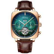 Ailang 8655 Square Case Men Mechanical Watches Luxury Tourbillon Waterproof Mans Automatic Watch